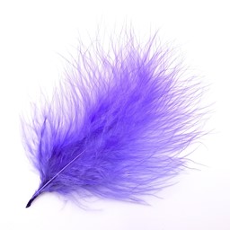 Bild von Marabufedern 13 cm - violett