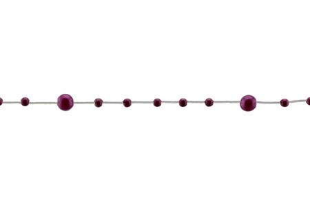 Bild von Perlen-Schnur groß-klein 11m - violett