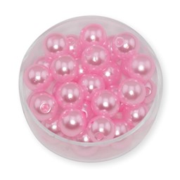 Bild von Perlen Acryl 8 mm - rosa